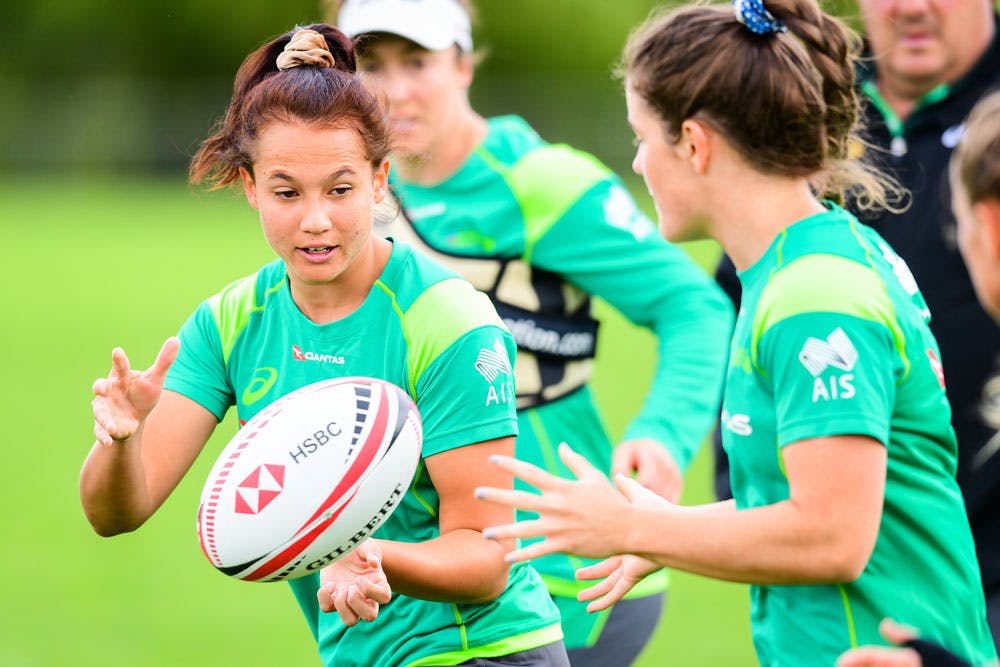 Page McGregor has been an enthusiastic addition to the Aussie Sevens women. Photo: RUGBY.com.au/Stuart Walmsley